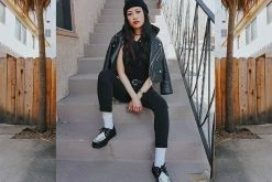 F9681 Women Black & White TUKskin™ Viva II Creeper