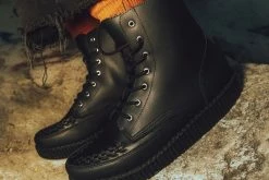 F9709 Black TUKskin™ 7-Eye- Viva II Boot Women