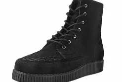 F9710 Women Black Suede 7-Eye Viva II Boot
