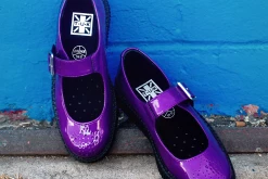 F9901L Purple Metallic TUKSkin™ Viva II Mary Jane Women