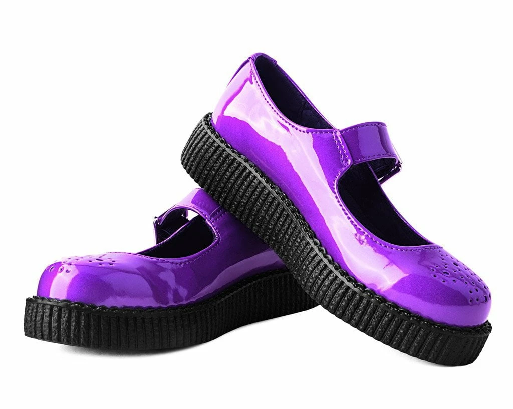 F9901L Purple Metallic TUKSkin⢠Viva II Mary Jane Women