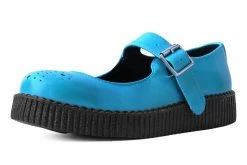 F9918L Women Teal TUKSkin⢠Viva II Mary Jane