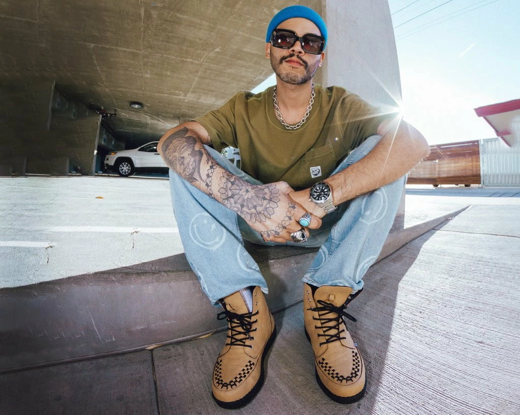 F9951 Tan Brush-Off 7-Eye Viva II Boot Women