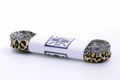 LC001-120LEO Men 120 CM Leopard Flat Laces