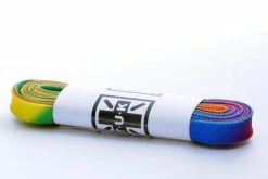 LC002-75-MUL 75 CM Rainbow Flat Laces