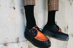 V9817 Black & Orange TUKskin™ Viva High Creeper Women