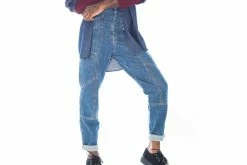 V9971 Women Black & Olive Leopard D-Ring Mondo Creeper