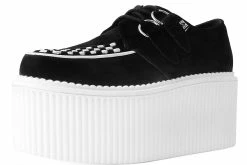 S3081 Black Suede White Interlace Stratocreeper New Arrivals