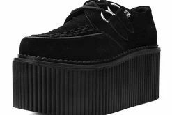 S9789 Women Black Suede Classic Stratocreeper