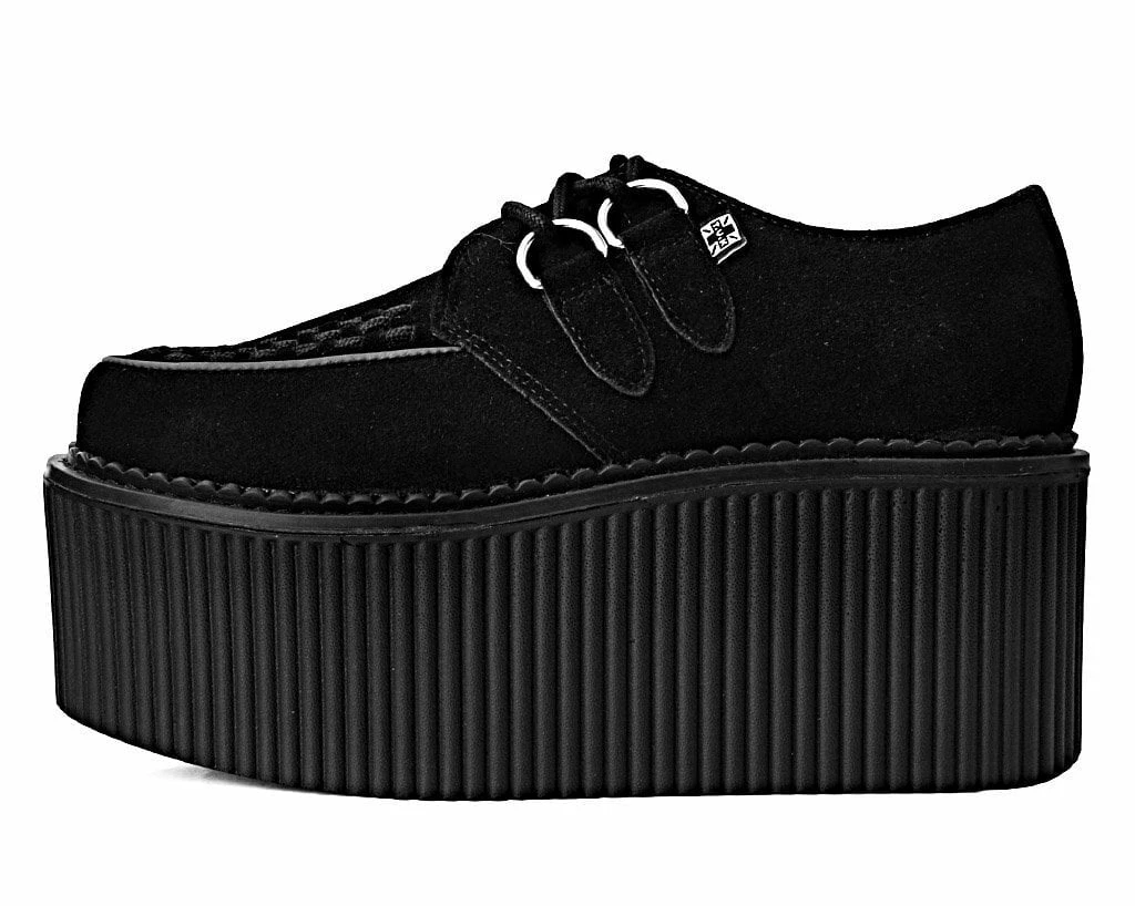 S9789 Women Black Suede Classic Stratocreeper