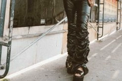 S9966L Black Brush-Off Strato Sandal Women