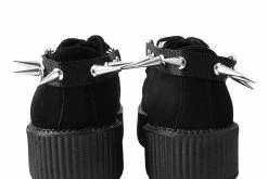 SA04 Vegan Spiked Black Bondage Shoe Straps