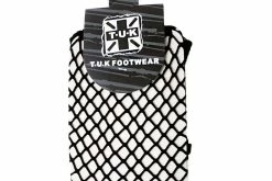 TSK1016 Black Fishnet Crew Sock Vegan