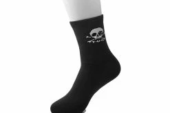 TSK1035 Black T.U.K. Skull Logo Men’s Sock
