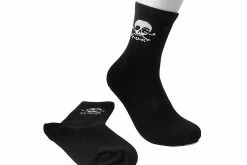 TSK1035 Black T.U.K. Skull Logo Men’s Sock