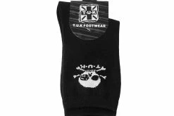 TSK1035 Black T.U.K. Skull Logo Men’s Sock