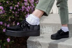 TSK1067 Women's White Lolita Sock