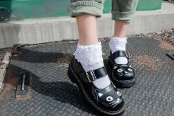 TSK1067 Women's White Lolita Sock