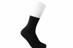 TSK1081 Vegan Black Spandex Crew Sock