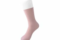 TSK1082 Pink Spandex Crew Sock
