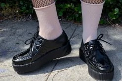 TSK1082 Pink Spandex Crew Sock