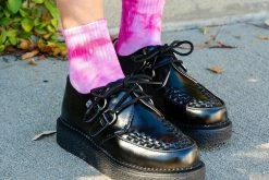 TSK1100 Tie-Dye Women's Red Ankle Sock