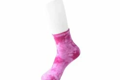 TSK1100 Tie-Dye Women's Red Ankle Sock