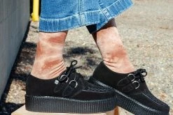 TSK1109 Tie-Dye Chocolate Women's Crew Sock