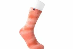 TSK1111 Tie-Dye Tangerine Women's Crew Sock Vegan