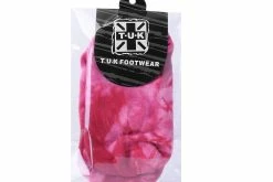 TSK1113 Tie-Dye Red No-Show Sock Vegan