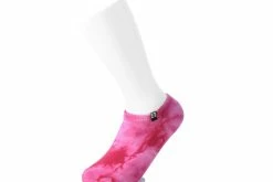TSK1113 Tie-Dye Red No-Show Sock Vegan
