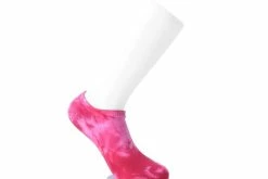 TSK1113 Tie-Dye Red No-Show Sock Vegan