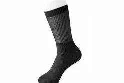 TSK1130 Black Ribbed Glitter Sock Women