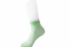 TSK1134 Women Lime Mesh Sock