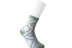 TSK1146 Women Sage Mid-Calf Mesh Sock