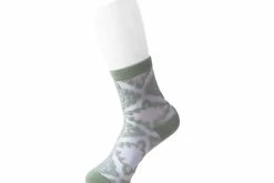 TSK1146 Women Sage Mid-Calf Mesh Sock