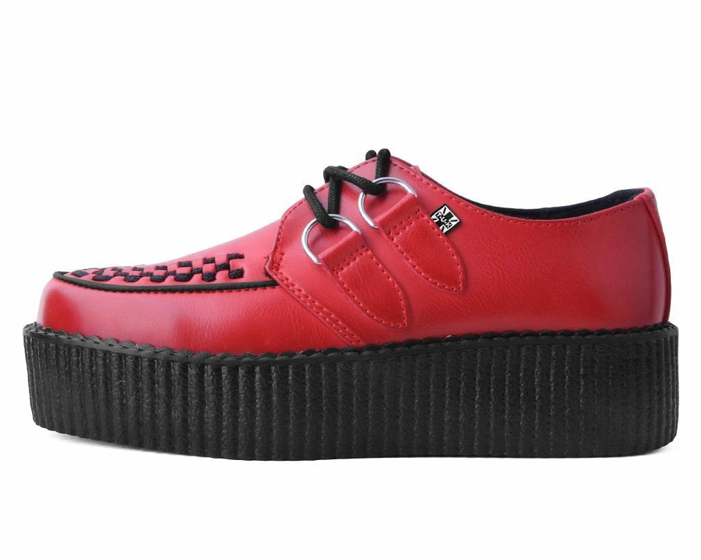 V3010 Women Red Brush-Off Mondo Creeper