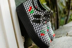 V3071 Cherry Gingham Mondo Creeper New Arrivals