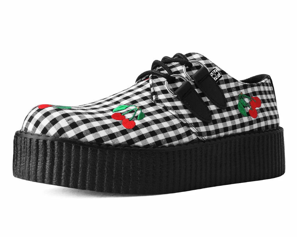 V3071 Cherry Gingham Mondo Creeper New Arrivals