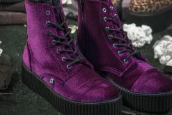 V9656L Violet Velvet Viva Mondo Boot