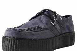 V9763 Men Charcoal Suede Viva Mondo Creeper
