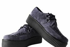 V9763 Men Charcoal Suede Viva Mondo Creeper