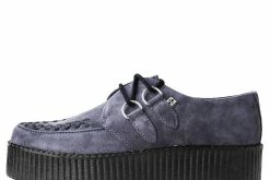 V9763 Men Charcoal Suede Viva Mondo Creeper