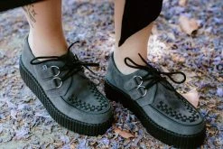 V9763 Men Charcoal Suede Viva Mondo Creeper