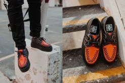V9817 Black & Orange TUKskin™ Viva High Creeper Women