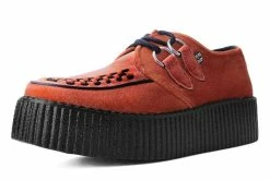 V9849 Rust Velvet Viva Mondo Creeper Women
