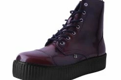 V9858 Burgundy Rub Off TUKskinβ’ 7-Eye Boot
