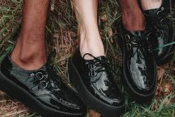 V9895 Black Crocodile Creeper Women