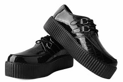 V9895 Black Crocodile Creeper Women