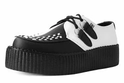 V9904 Black & White Split Personality Creeper Women
